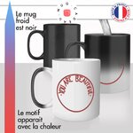 mug magique thermoréactif thermo chauffant personnalisé citation you are beautiful tu es trop belle jolie femme amour chou idée cadeau original