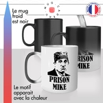 mug magique thermoréactif thermo chauffant personnalisé série the office michael scott prison mike boss patron fun idée cadeau original