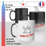 mug magique thermoréactif thermo chauffant personnalisé francais sketch united color of bande de cons connards cool fun idée cadeau original