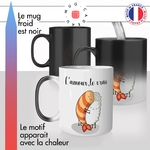 mug magique thermoréactif thermo chauffant personnalisé lamour le vrai crevette sushis sashimi nigiri fun idée cadeau original