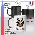 mug magique thermoréactif thermo chauffant personnalisé cuisine chinoise ramen noodle panda ramene toi mignon idée cadeau fun original