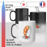 mug magique thermoréactif thermo chauffant personnalisé cuisine japonaise sushis makis crevette nigiri idée cadeau fun original