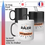 mug magique thermoréactif thermo chauffant personnalisé jai le droit de raler je suis infirmiere métier médical libérale fun idée cadeau original
