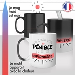 mug magique thermoréactif thermo chauffant personnalisé jai le droit detre penible je suis infirmiere métier médical libérale fun cadeau original