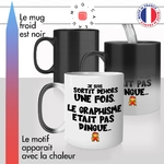 mug magique thermoréactif thermo chauffant personnalisé gamer jeux video accros passion graphisme pixels idée cadeau fun original