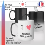 mug magique thermoréactif thermo chauffant personnalisé gastronomie francaise fondue savoyarde savoie fromage france idée cadeau fun original
