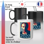 mug magique thermoréactif thermo chauffant personnalisé propagande eric zemmour president 2022 elections francaise france idée cadeau fun cool