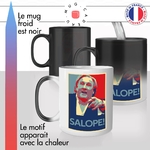 mug magique thermoréactif thermo chauffant personnalisé propagande acteur depardieu salope francais éléctions france idée cadeau fun cool