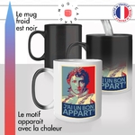 mug magique thermoréactif thermo chauffant personnalisé propagande jai un bon appart blague napoléon histoire francaise france idée cadeau
