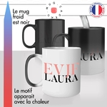 mug magique thermoréactif thermo chauffant personnalisé evjf enterrement de vie de jeune fille futur mariée prenom personnalisable cadeau original