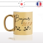mug-tasse-or-doré-brillant-cadeau-bonjour-2023-nouvel-an-bonne-année-janvier-2024-hello-hiver-résolution-café-thé-personnalisé-personnalisable
