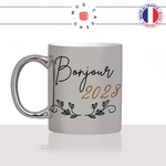 mug-tasse-argent-brillant-cadeau-bonjour-2023-nouvel-an-bonne-année-janvier-2024-hello-hiver-résolution-café-thé-personnalisé-personnalisable