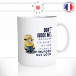 mug-tasse-ref27-dessin-anime-cartoon-film-minion-citation-murder-out-loud-cafe-the-mugs-tasses-personnalise-anse-droite