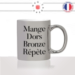 mug-tasse-argent-brillant-cadeau-mange-dors-bronze-repete-vacances-voyage-soleil-bronzage-été-humour-café-thé-personnalisé-personnalisable2
