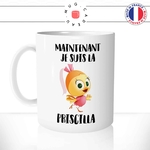 mug-tasse-blanche-calimero-fille-chérie-priscilla-poussin-dessin-animé-mignon-idée-cadeau-couple-originale