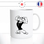 mug-tasse-ref49-dessin-animé-popeye-noir-et-blanc-fort-musclé-muscu-musculation-cafe-the-mugs-tasses-personnalise-anse-droite