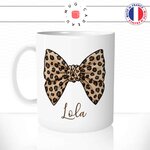 mug-cadea-noeud-papillon-leopard-prenom