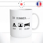 mug-tasse-ref22-geek-summer-eat-pc-sleep-cafe-the-mugs-tasses-personnalise-anse-droite