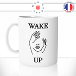 mug-tasse-ref38-mains-visage-dessin-noir-tete-wake-up-cafe-the-mugs-tasses-personnalise-anse-gauche