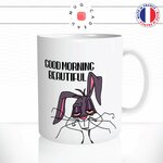 mug-tasse-bugs-bunny-tete-lapin-good-morning-beautiful-bonjour-matin-reveil-fatigue-travail-humour-dessin-idee-cadeau-original-1
