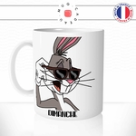 mug-tasse-bugs-bunny-tete-lapin-lunettes-soleil-cool-dimache-vacances-humour-dessin-idee-cadeau-original