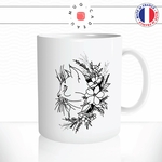 mug-tasse-chat-chaton-fleurs-tête-bouquet-mignon-dessin-animal-cafe-thé-idée-cadeau-original
