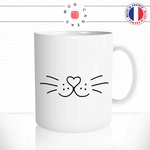 mug-tasse-chat-chaton-moustache-nez-coeur-amour-mignon-dessin-animal-cafe-thé-idée-cadeau-original
