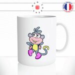 mug-tasse-singe-dora-sac-a-dos-dessin-animal-mignon-enfant-idée-cadeau-personnalisé-original-cafe-thé