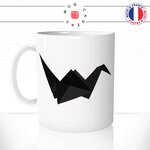 mug-tasse-ref3-oiseau-grue-origami-noir-cafe-the-mugs-tasses-personnalise-anse-gauche-min