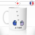 mug-tasse-coupl-geek-amour-jeux-video-pc-gamer-among-us-coeur-humour-café-thé-idée-cadeau-original-personnalisable-min