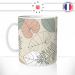 mug-tasse-feuilles-tropicales-dessin-cover-recouver-foret-nature-mignon-drole-fun-idée-cadeau-original-café-thé-personnalisée