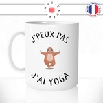 mug-tasse-j'peux-pas-j'ai-yoga-namaste-sport-animal-parresseux-cool-fun-humour-original-mugs-tasses-café-thé-idée-cadeau-personnalisée