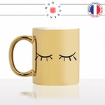 mug-tasse-or-doré-cils-femme-joli-dessin-mignon-animal-noir-fun-café-thé-idée-cadeau-original-personnalisé-gold-min