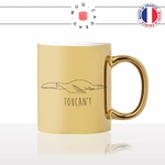 mug-tasse-or-doré-oiseau-toucan-you-cant-dessin-drole-mignon-animal-noir-fun-café-thé-idée-cadeau-original-personnalisé-gold2-min