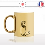 mug-tasse-or-doré-griffes-griffures-chats-animal-chaton-dessin-noir-fun-café-thé-idée-cadeau-original-personnalisable-gold-personnalisée-min