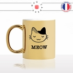 mug-tasse-or-doré-meow-tete-de-chat-mignon-animal-chaton-noir-fun-café-thé-idée-cadeau-original-personnalisé-gold-min
