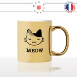 mug-tasse-or-doré-meow-tete-de-chat-mignon-animal-chaton-noir-fun-café-thé-idée-cadeau-original-personnalisé-gold2-min