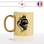 mug-tasse-or-doré-tete-de-chat-angora-poils-longs-norvégien-mignon-animal-chaton-noir-fun-café-thé-idée-cadeau-original-personnalisé-gold-min