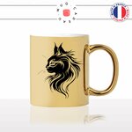 mug-tasse-or-doré-tete-de-chat-angora-poils-longs-norvégien-mignon-animal-chaton-noir-fun-café-thé-idée-cadeau-original-personnalisé-gold2-min