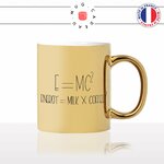 mug-tasse-doré-or-gold-E=mc2-milk-coffee-lait-matinal-matin-reveil-week-end-humour-boulot-idée-cadeau-original-personnalisé-café-thé2-min