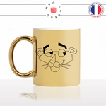 mug-tasse-doré-or-gold-la-panthere-rose-tete-animal-mignon-enfant-dessin-animé-humour-fun-idée-cadeau-personnalisé-café-thé-min