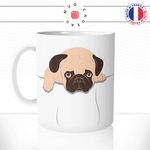 mug-tasse-ref17-chien-pug-fatigue-chou-cafe-the-mugs-tasses-personnalise-anse-gauche