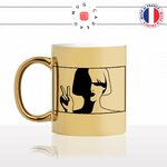 mug-tasse-gold-or-doré-femme-dessin-ombre-noir-blanc-victoire-peace-main-signe-cool-unique-idée-cadeau-fun-original-personnalisé-café-thé-min
