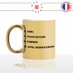 mug-tasse-or-gold-doré-appels-durgences-rappel-annuaire-numéros-telephone-police-samu-pompier-accident-personnalisé-fun-idée-cadeau-café-thé-min