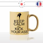 mug-tasse-gold-doré-or-keep-calm-and-kick-your-ass-boxe-thai-boxeur-sportif-sport-homme-idée-cadeau-fun-original-personnalisé-café-thé2-min