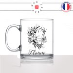 mug-tasse-en-verre-transparent-glass-fleurs-chats-animal-chaton-dessin-noir-fun-café-thé-idée-cadeau-original-personnalisable-prénom-personnalisable-min