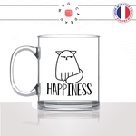 mug-tasse-en-verre-transparent-happiness-happy-content-humour-chat-mignon-animal-chaton-noir-fun-café-thé-idée-cadeau-original-personnalisé-min