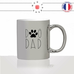 tasse-mug-argenté-silver-dog-dad-papa-chien-patte-amour-mignon-animal-chiot-noir-fun-café-thé-idée-cadeau-original-personnalisé2-min
