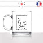 tasse-mug-en-verre-transparent-lapin-oreilles-enfant-humour-dessin-drole-mignon-animal-noir-fun-café-thé-idée-cadeau-original-personnalisé-min