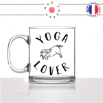 tasse-mug-en-verre-transparent-licorne-pose-yoga-lover-sport-pilate-meditation-mignon-animal-noir-fun-café-thé-idée-cadeau-original-personnalisé-min